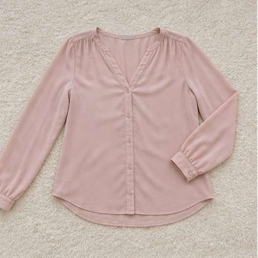 Blush Ruffle Blouse